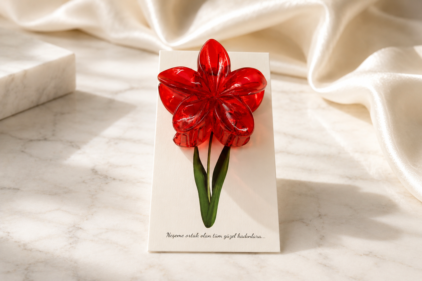 Pince à Cheveux Fleur Personnalisée