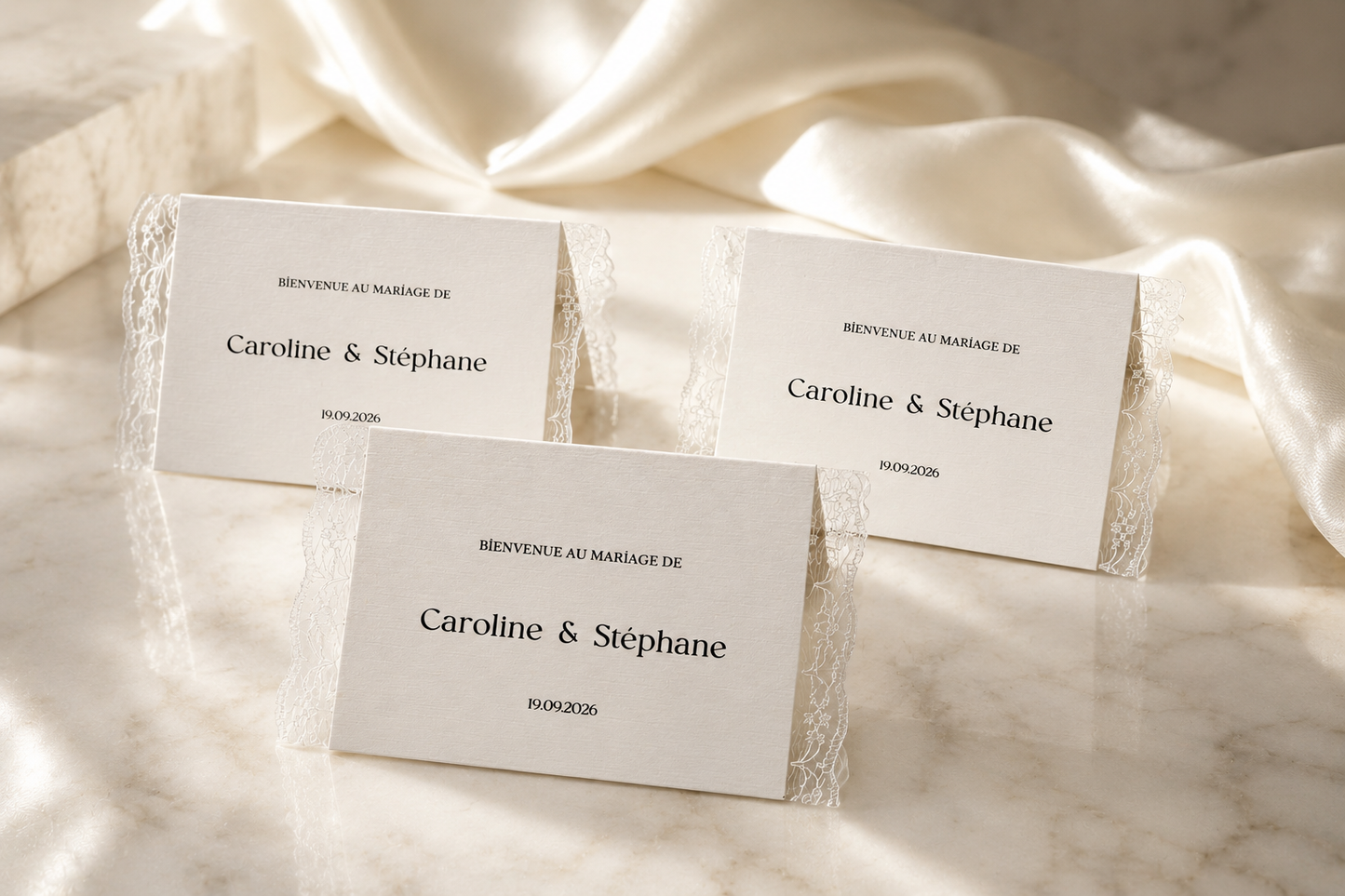 Porte-Nom de Table Personnalisé