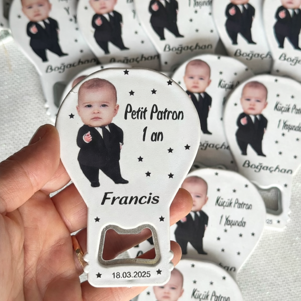 Décapsuleur Personnalisé pour garcon – Souvenir Naissance & Anniversaire