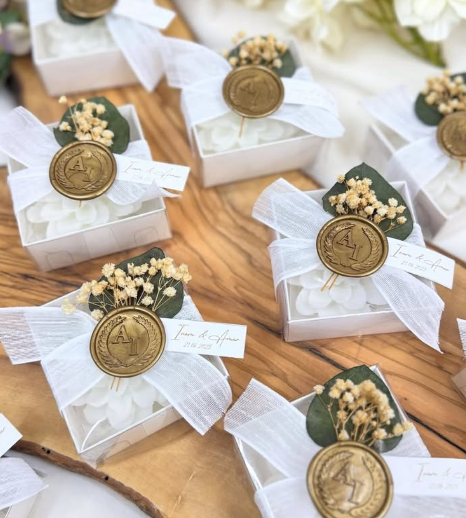 Bougie artisanale emballé