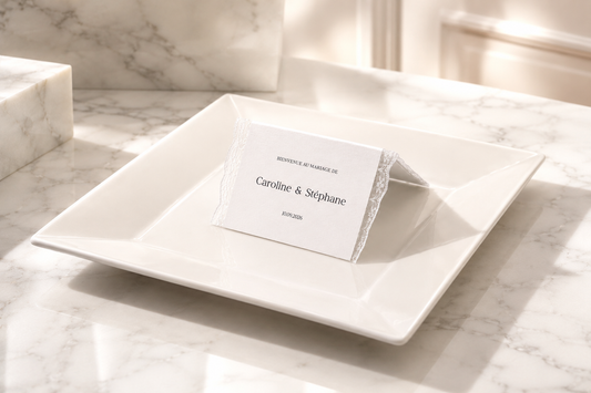 Porte-Nom de Table Personnalisé