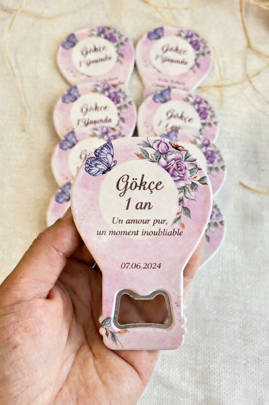 Décapsuleur Personnalisé pour fille – Souvenir Naissance & Anniversaire