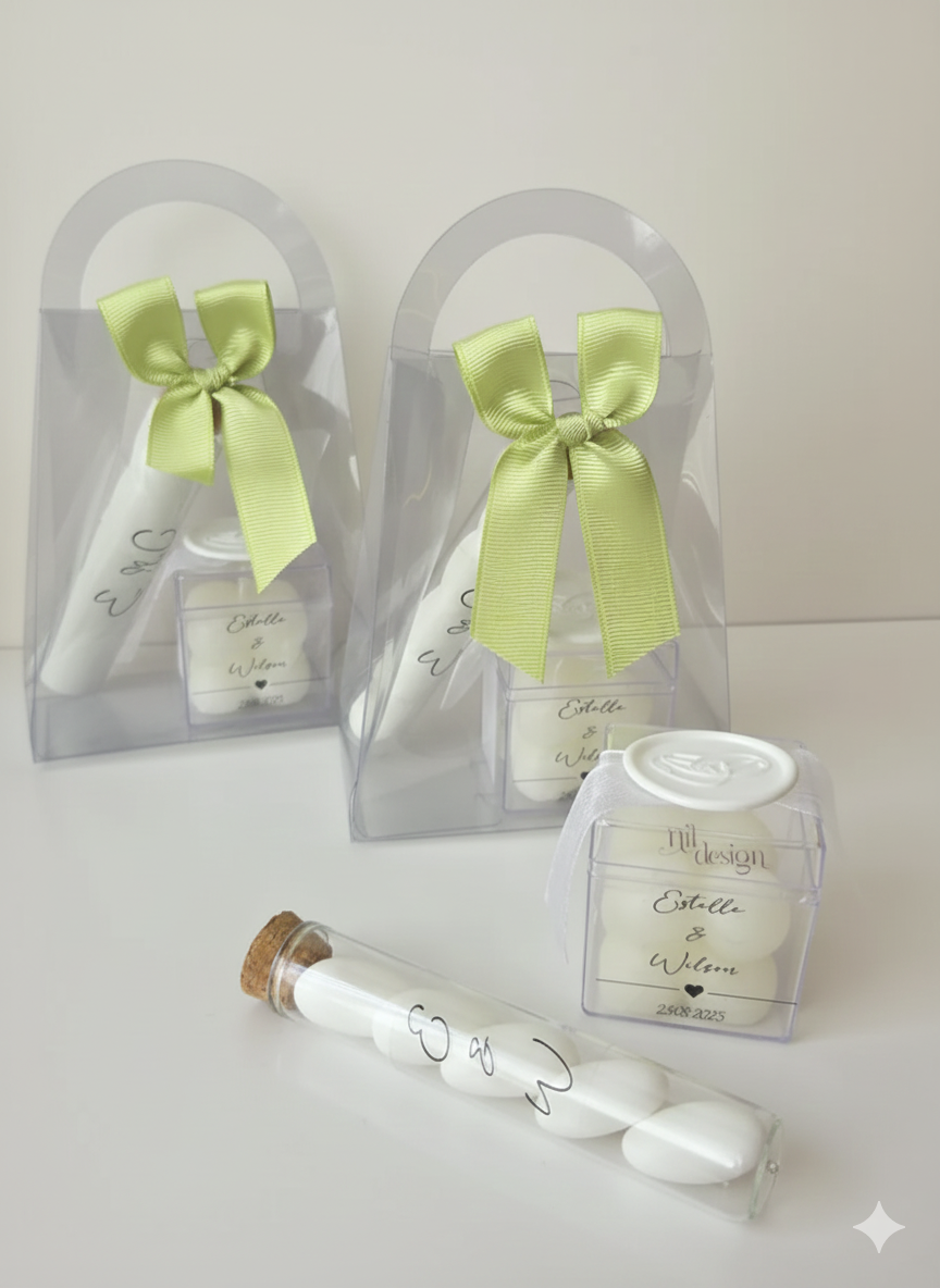 Sachet Cadeau d'Invité Personnalisé | Élégance Scellée