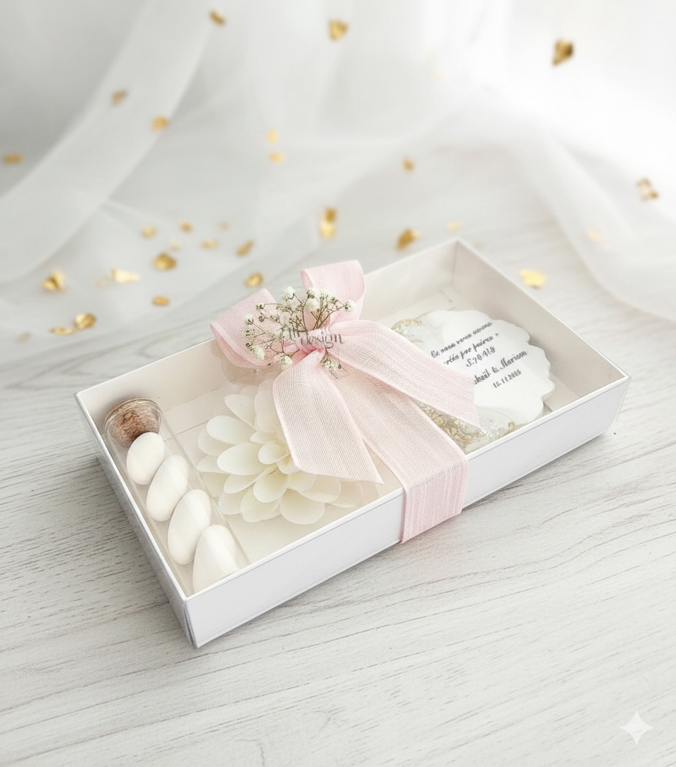 Coffret souvenir personnalisé 3 en 1 : Magnet, bougie, drajet