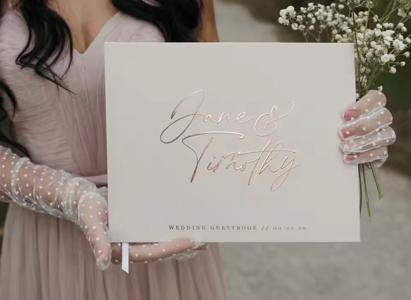 Livre d’Or de Mariage Personnalisé – Souvenir Inoubliable