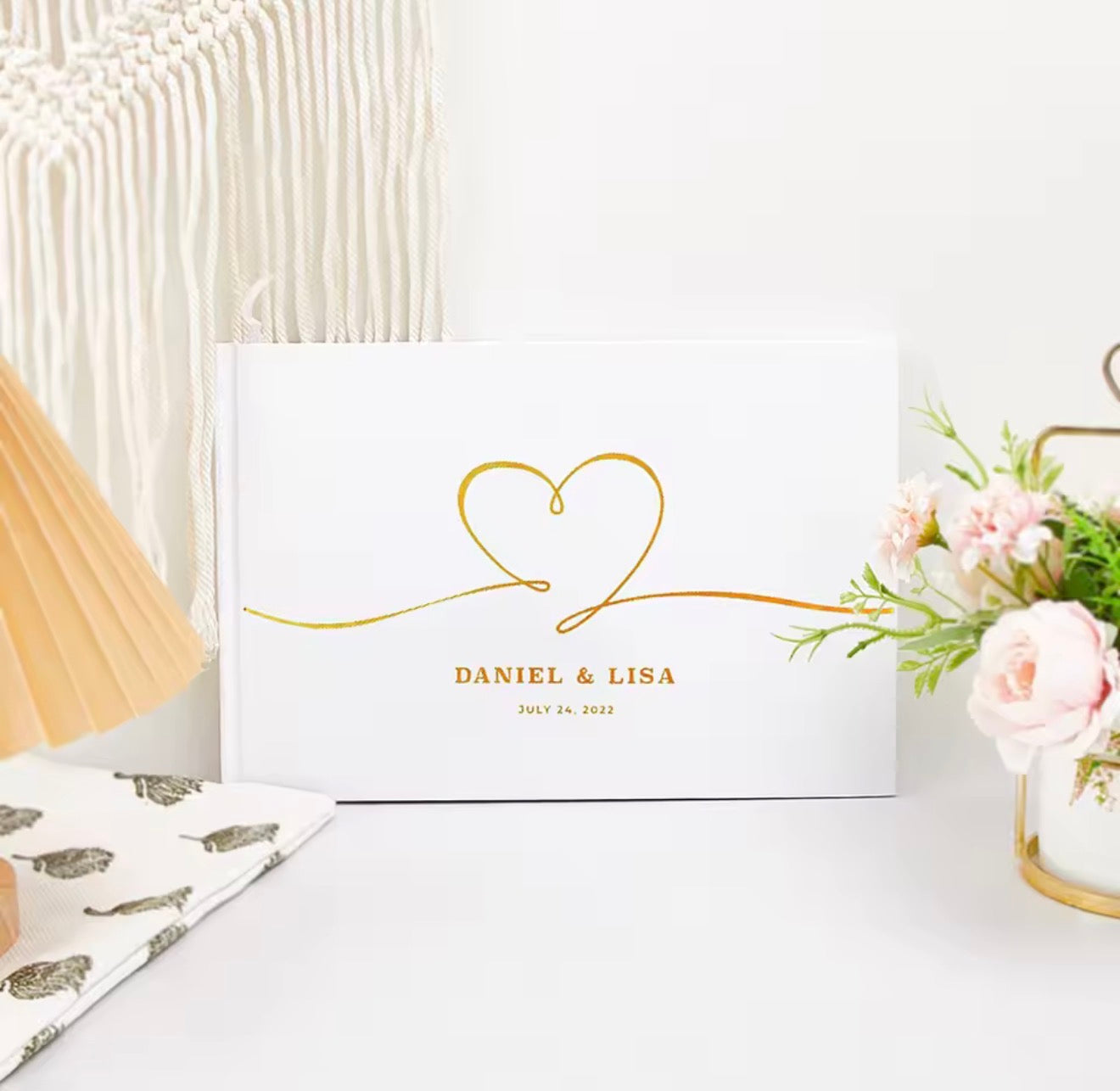 Livre d’Or de Mariage Personnalisé – Souvenir Inoubliable