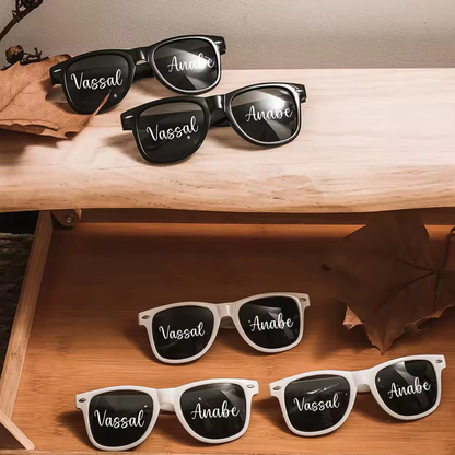 Lunettes Personnalisées Style Ray-Ban – Idéales pour Mariage ou Événements