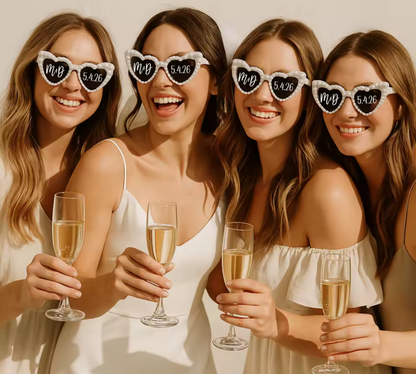 Lunettes Personnalisées – Noir ou Blanc (10 unités)