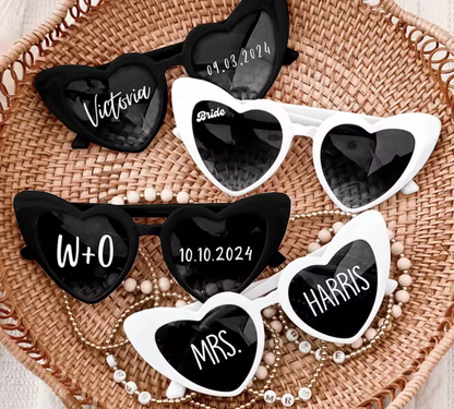 Lunettes Personnalisées – Noir ou Blanc (10 unités)