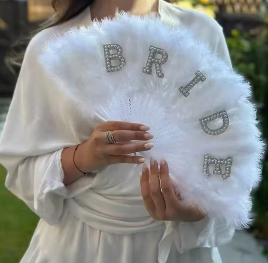 Éventail « Bride » – Accessoire élégant pour la mariée