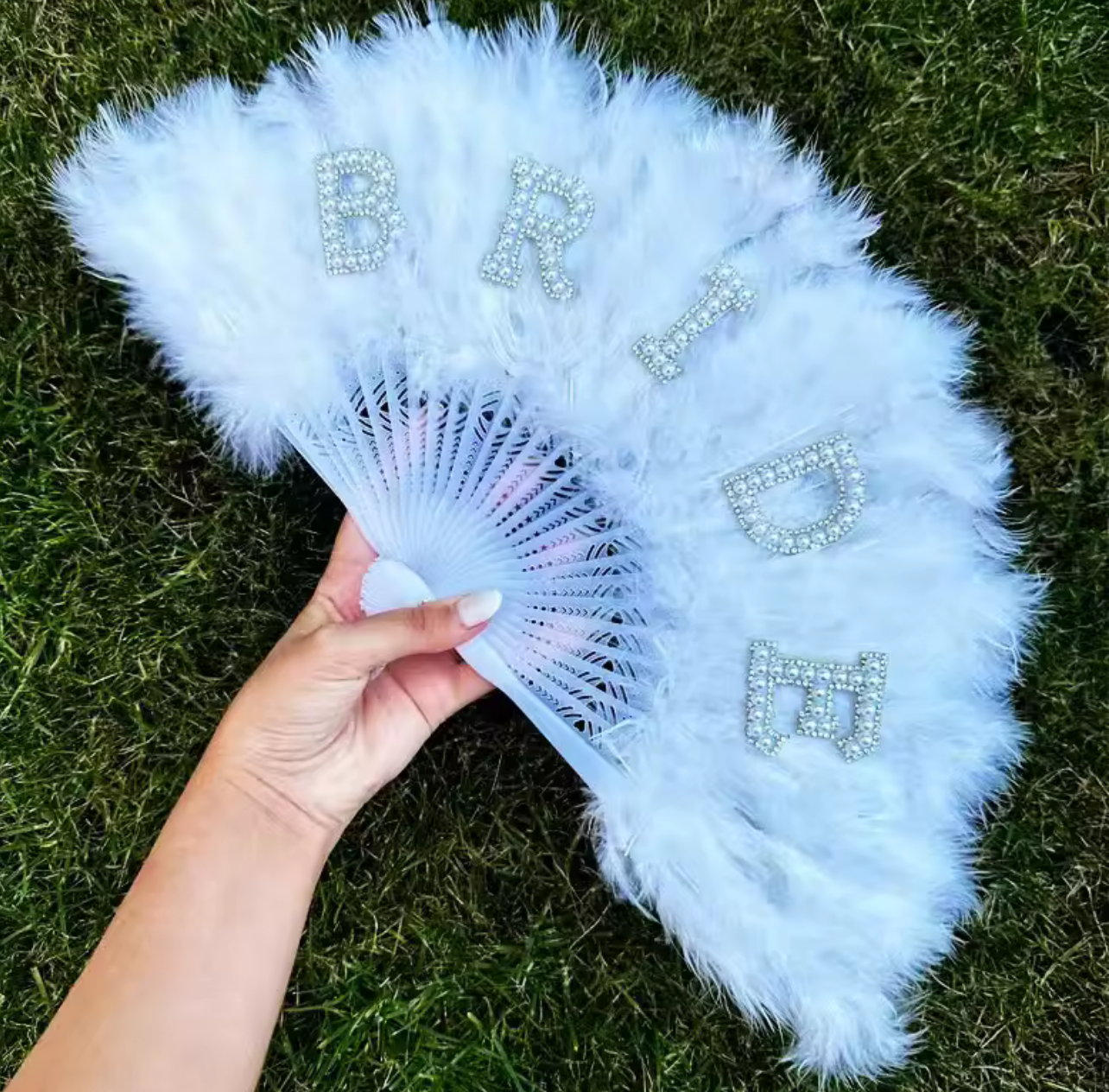 Éventail « Bride » – Accessoire élégant pour la mariée