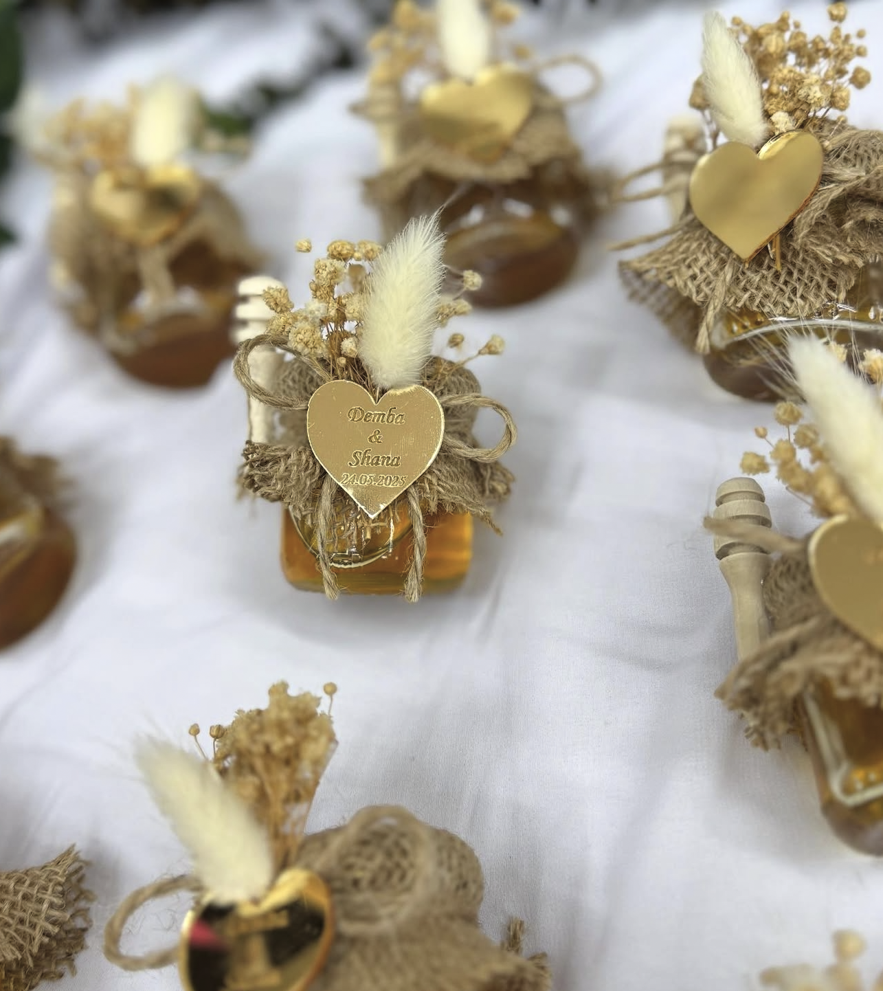 Pot de Miel Personnalisé – Cadeau Invité de Mariage