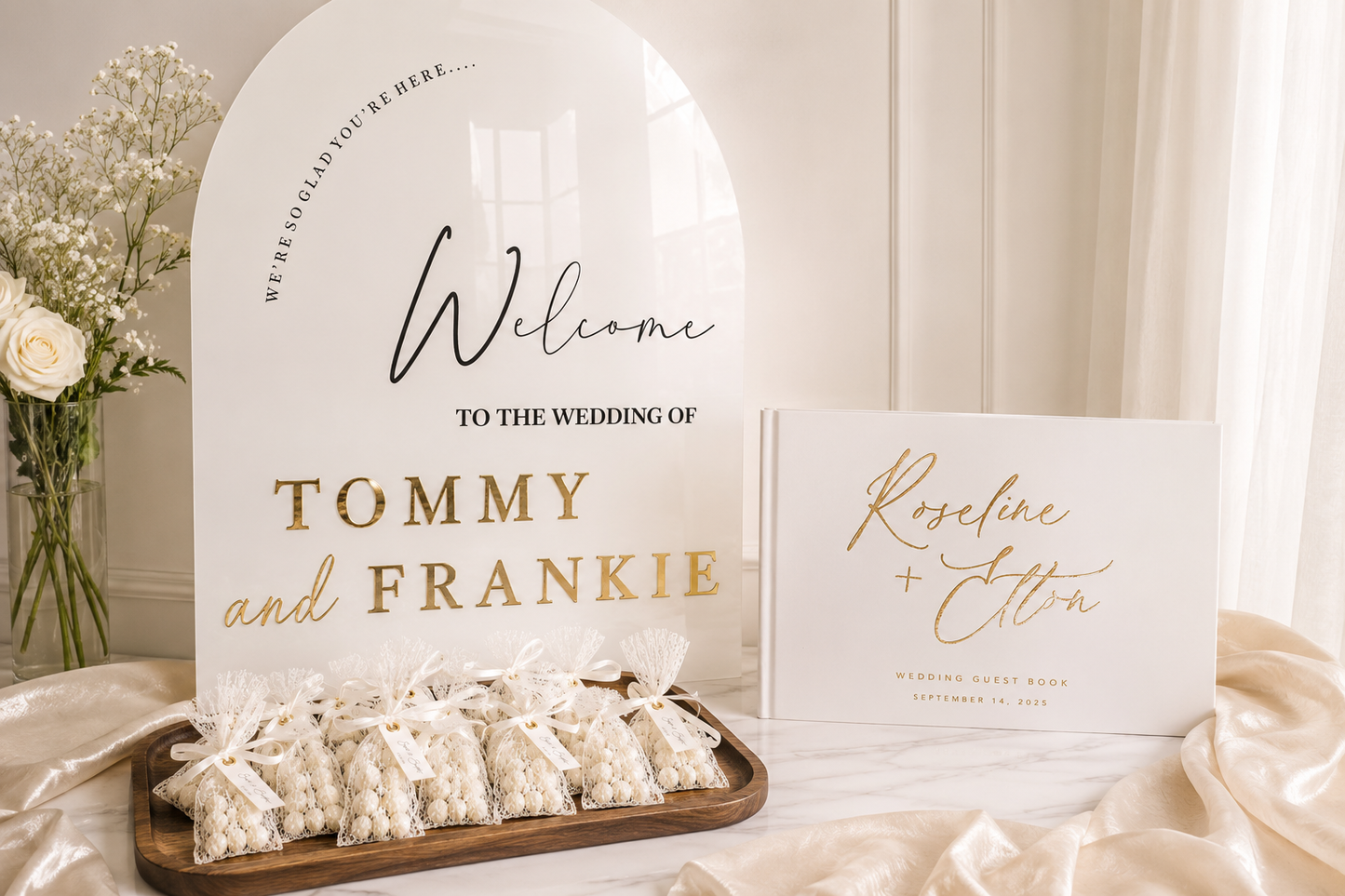 Pack 1 Mariage Élégance pour 200 personne – Une harmonie parfaite pour un jour inoubliable