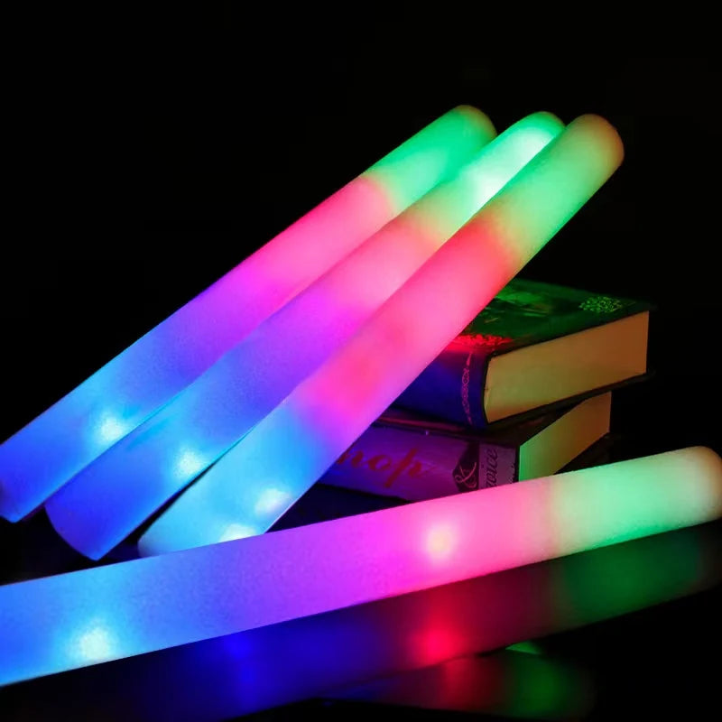 Bâtons lumineux LED en mousse