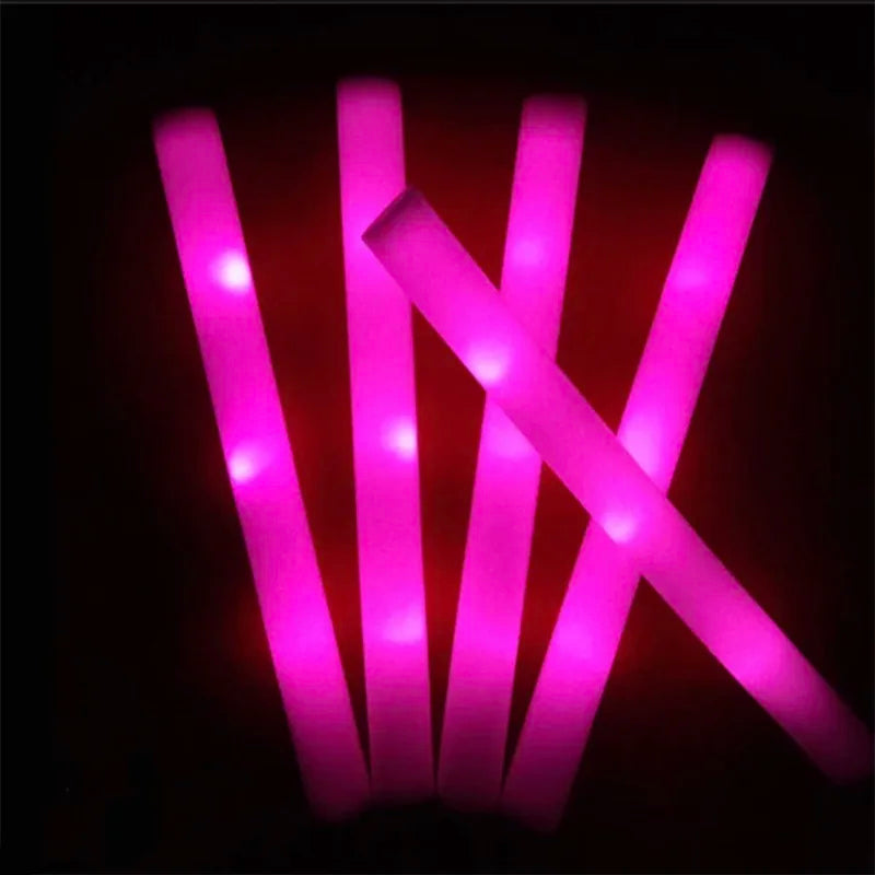 Bâtons lumineux LED en mousse