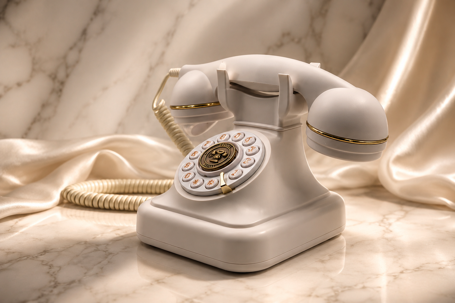 Téléphone Audio d'Or – Immortalisez les plus beaux messages de votre mariage